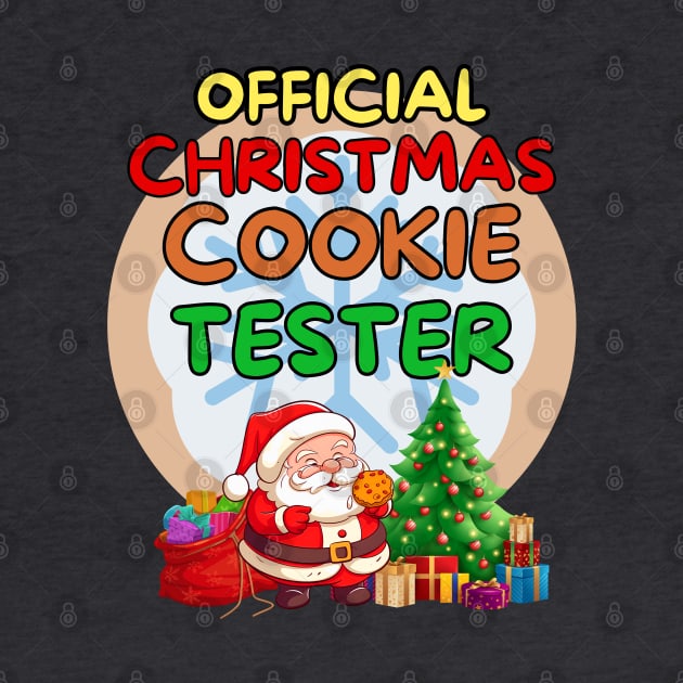 New Funny Christmas Holiday Season Santa cookie tester by Shean Fritts 